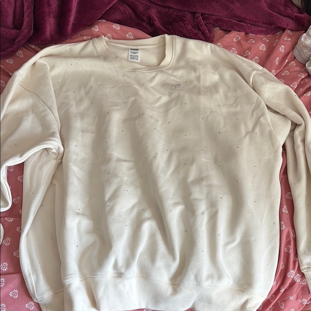 Ivy Fleece Classic Bling Crew Sweatshirt